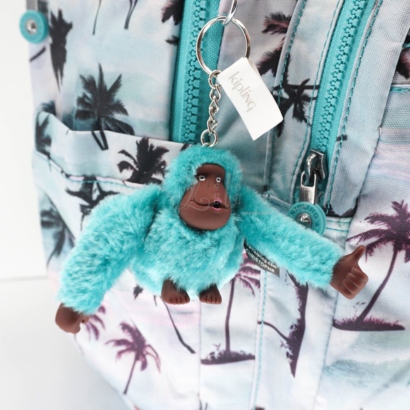 NWT Kipling KI0947 Seoul XL Backpack Laptop Travel Polyester Shadow Palm Multi
